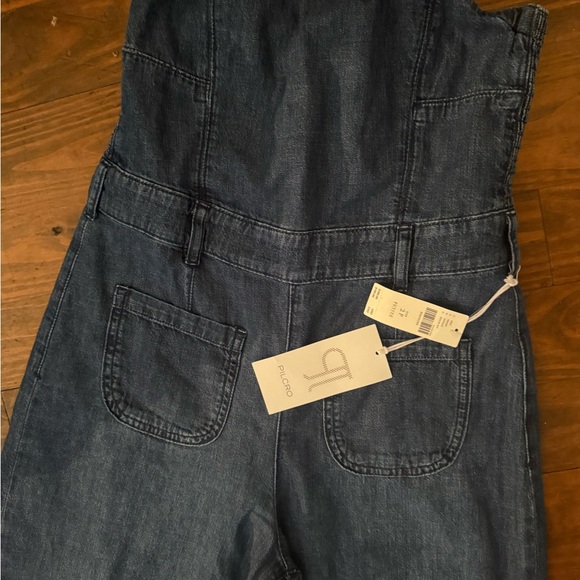 Anthropologie Blue Denim Jumpsuit - Picture 7 of 7